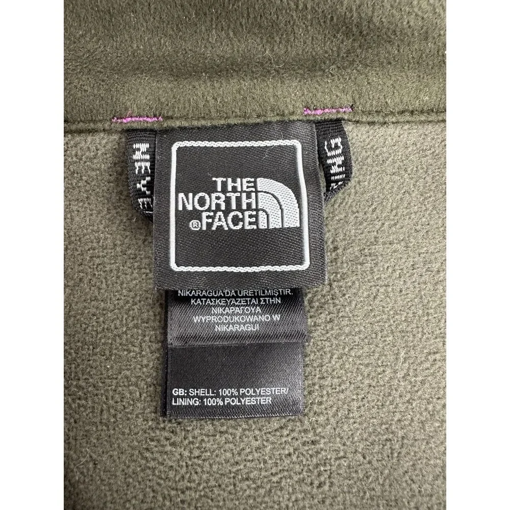 The North Face Softshell Fleece Winter Jacket Zip Up Women's‎ size Small Purple